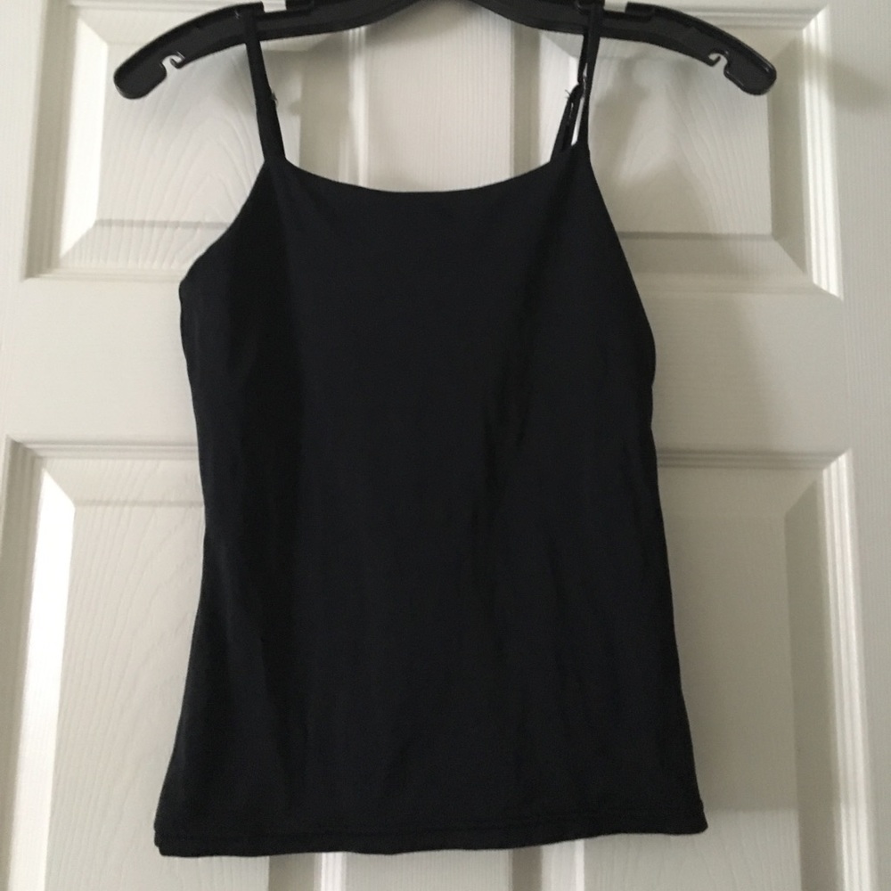 Black tank top